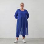 AKH Fashion Kleid 7046 Priya, Royalblau