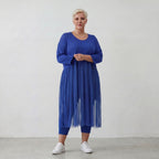 AKH Fashion Kleid 7046 Priya, Royalblau