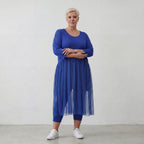 AKH Fashion Kleid 7046 Priya, Royalblau