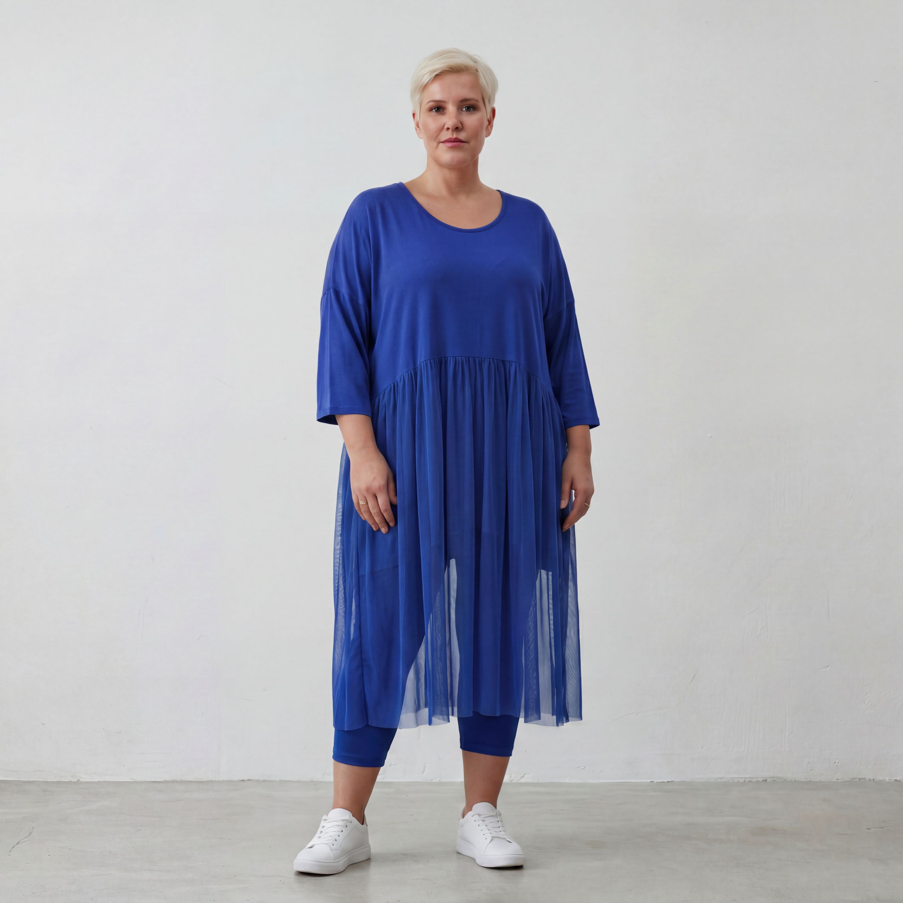 AKH Fashion Kleid 7046 Priya, Royalblau
