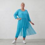 AKH Fashion Kleid 7046 Priya, Türkis