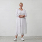 Robe AKH Fashion 7046, blanche