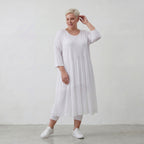 Robe AKH Fashion 7046, blanche