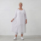 Robe AKH Fashion 7046, blanche