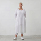 Robe AKH Fashion 7046, blanche