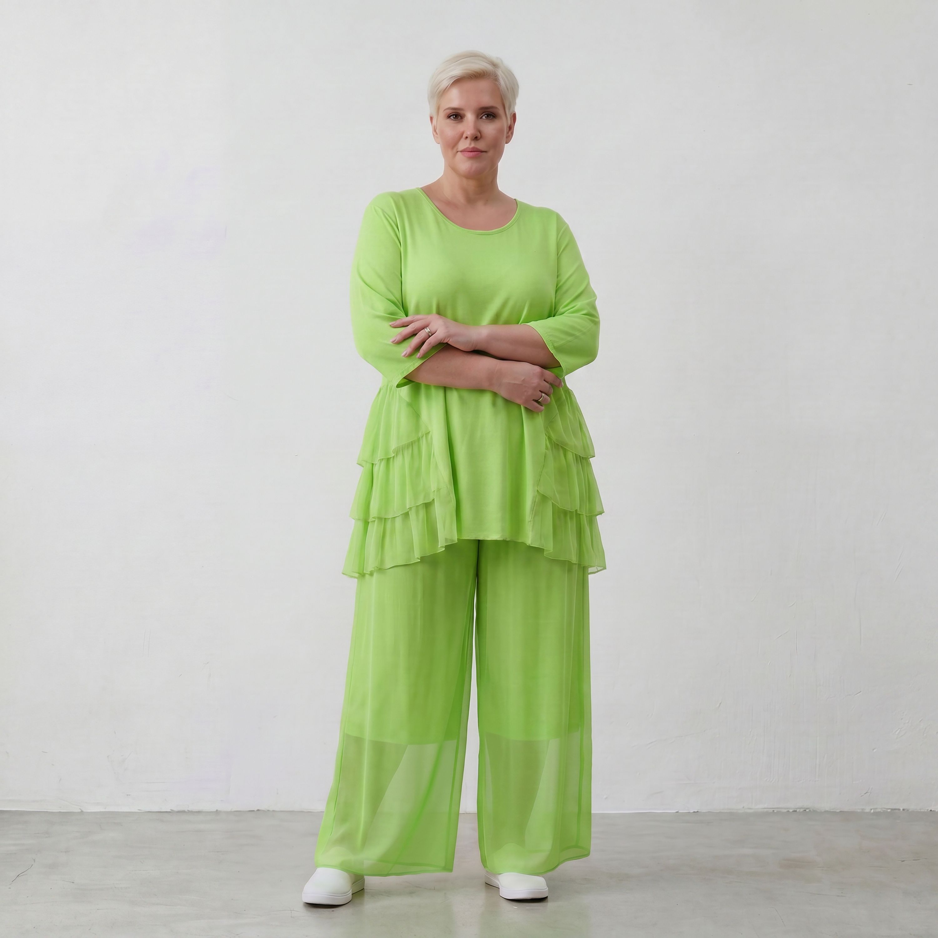 AKH Fashion Hose 7047 Priya, Lime