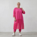 AKH Fashion Kleid 7048 Priya, Fuchsia