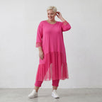 AKH Fashion Kleid 7048 Priya, Fuchsia