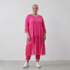 AKH Fashion Kleid 7048 Priya, Fuchsia