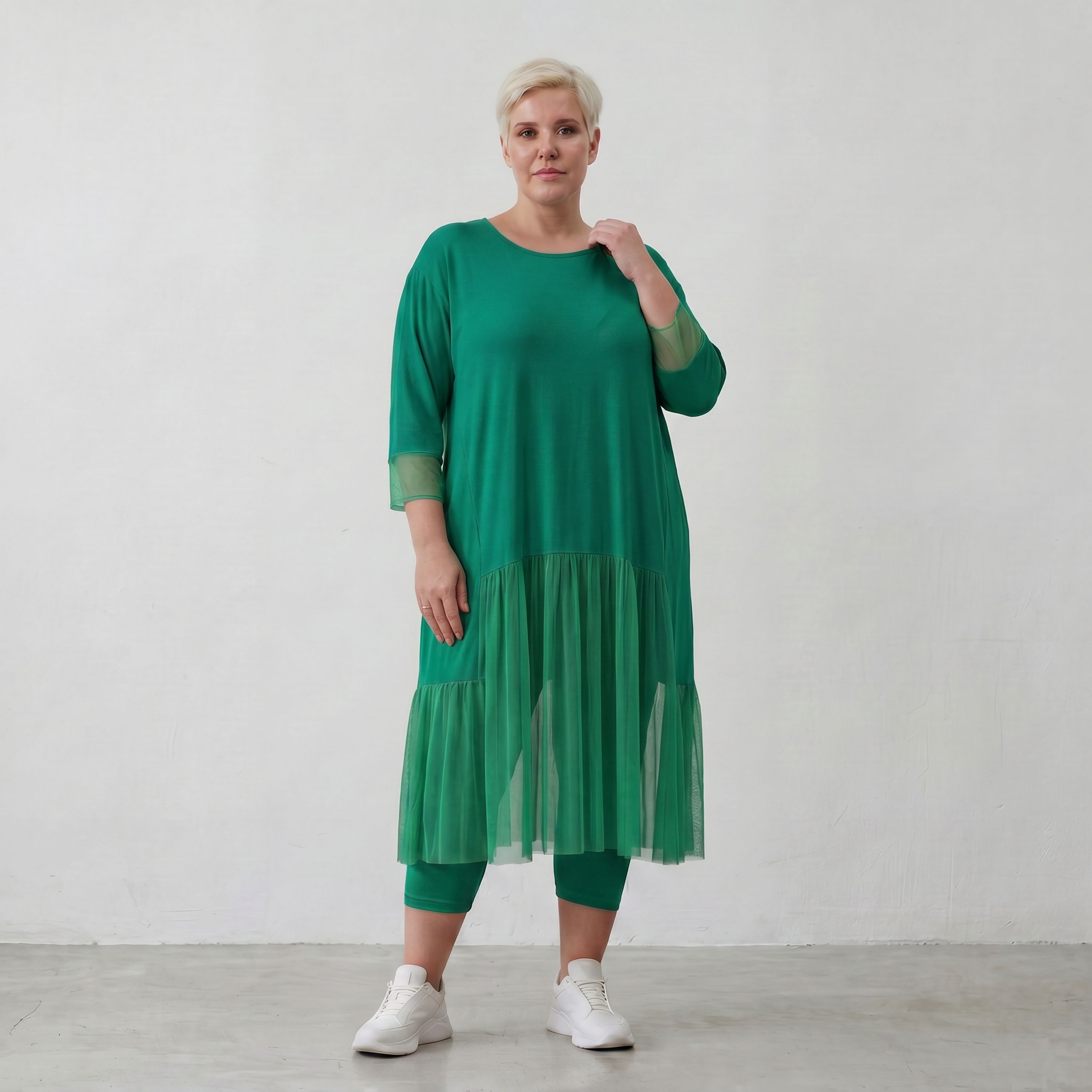 AKH Fashion Kleid 7048 Priya, Grün