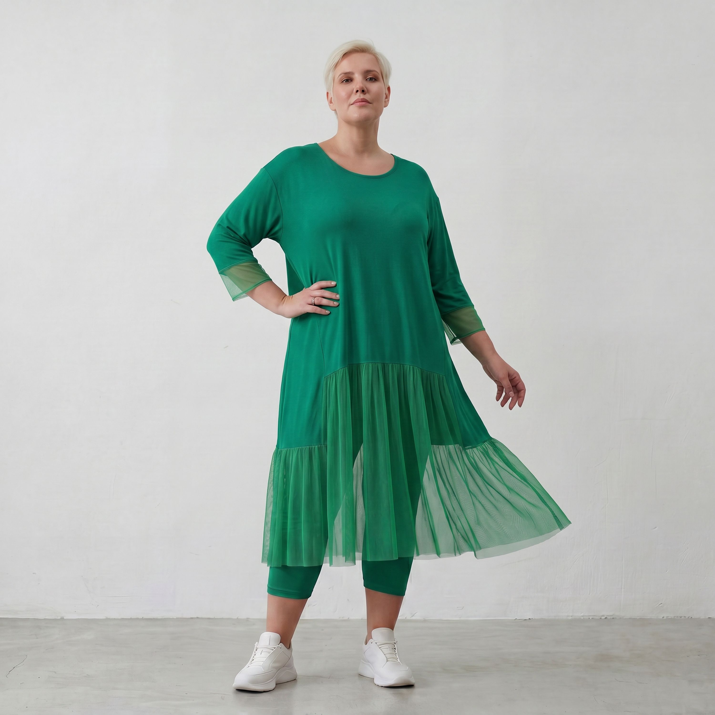 AKH Fashion Kleid 7048 Priya, Grün