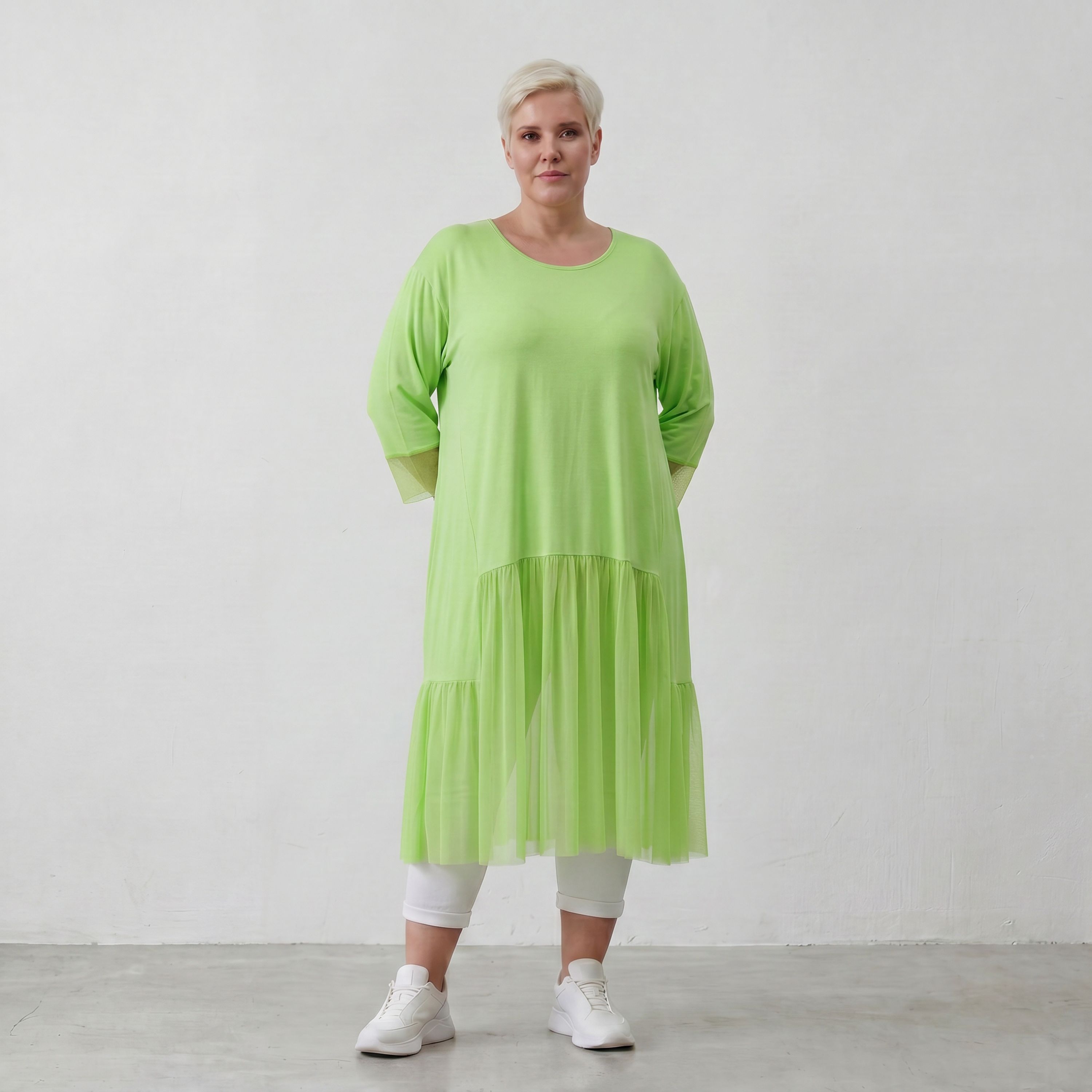 AKH Fashion Kleid 7048 Priya, Lime