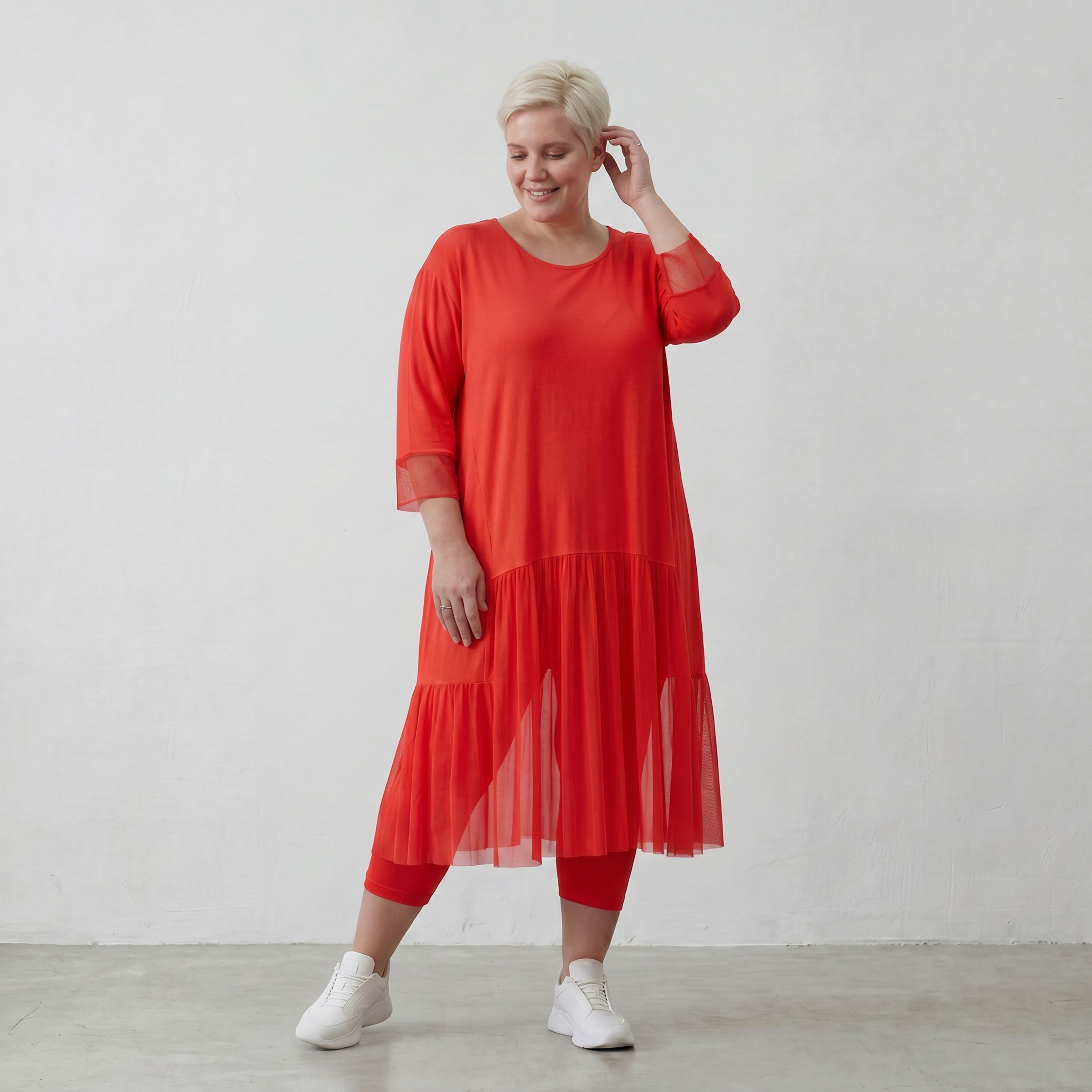 AKH Fashion Kleid 7048 Priya, Rot