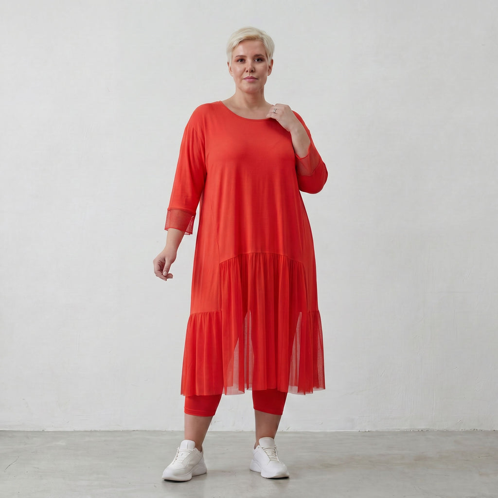 AKH Fashion Kleid 7048 Priya, Rot