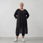 AKH Fashion Kleid 7048 Priya, Schwarz