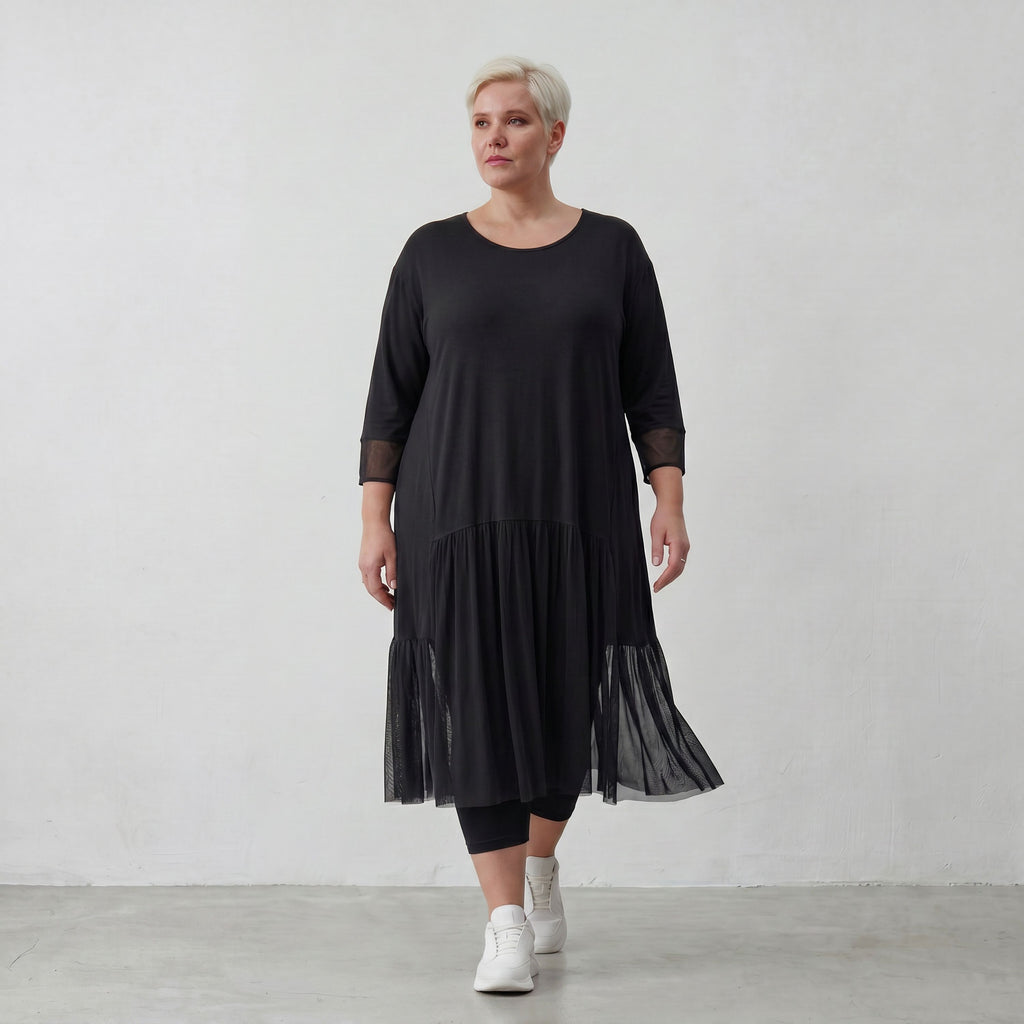 AKH Fashion Kleid 7048 Priya, Schwarz