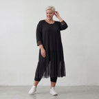 AKH Fashion Kleid 7048 Priya, Schwarz