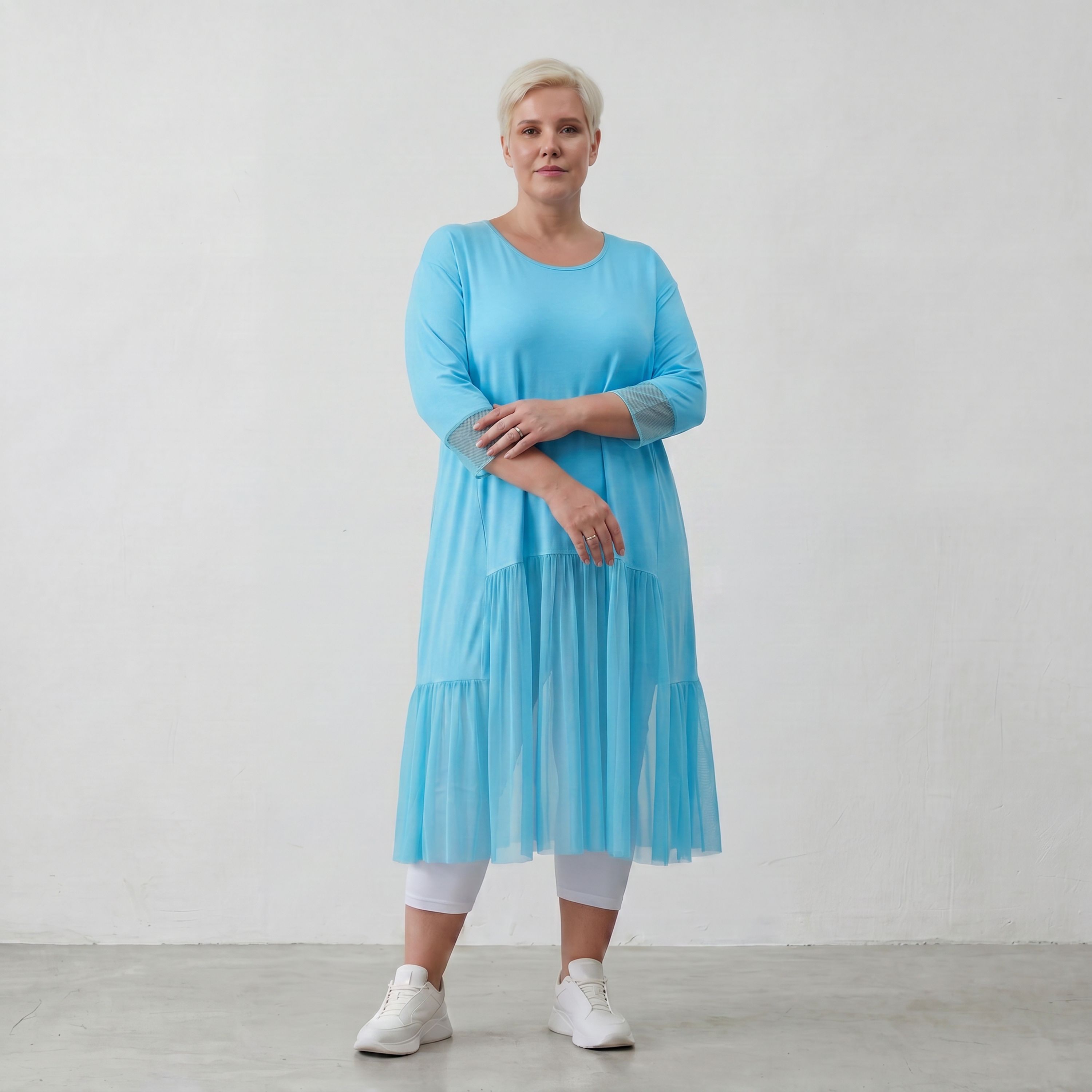 Robe AKH Fashion 7048, turquoise