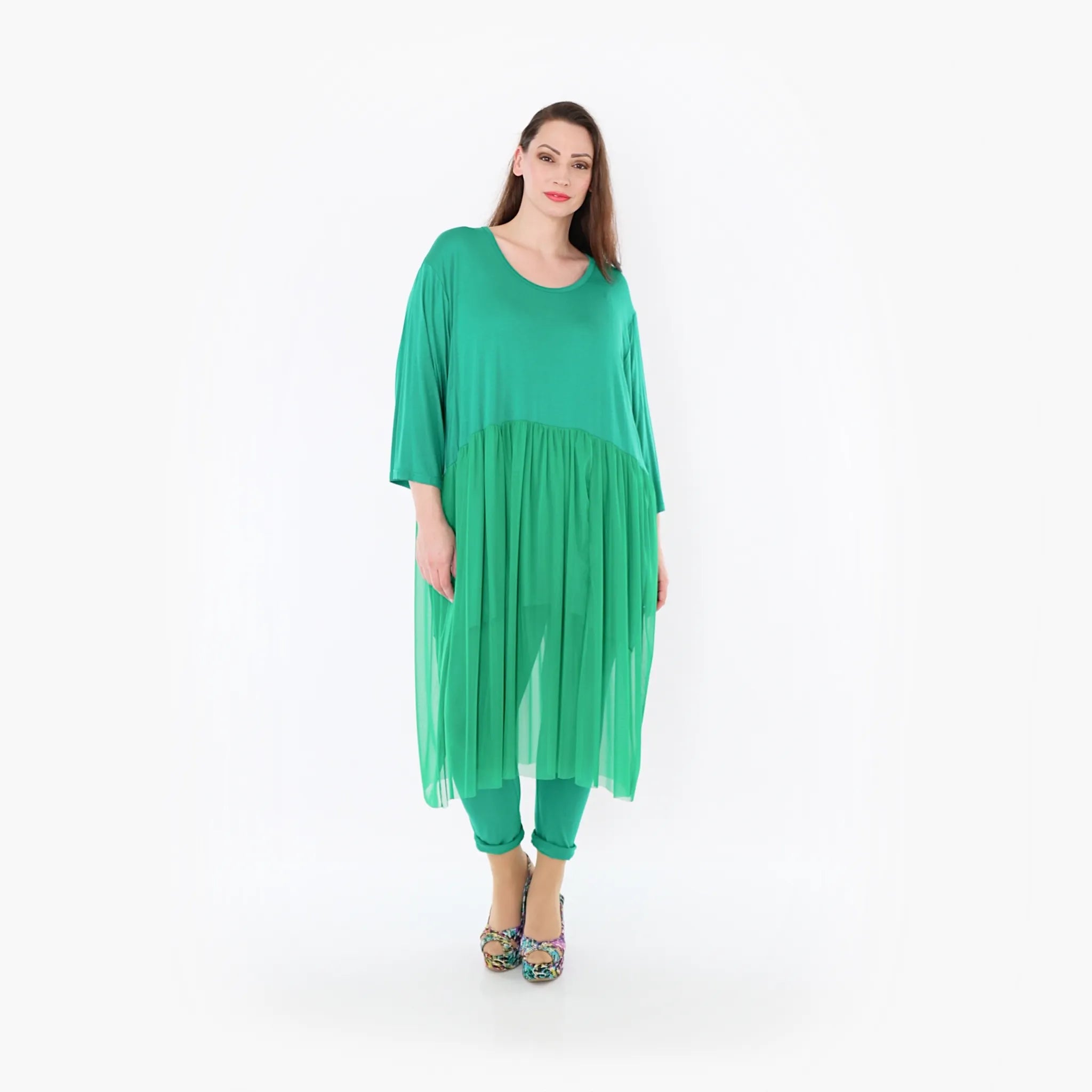 AKH Fashion 7046 Dress, Green