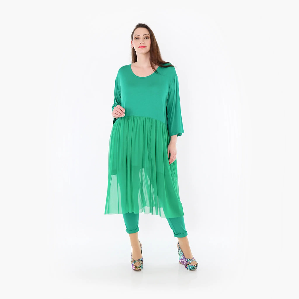 AKH Fashion 7046 Dress, Green