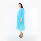 Robe AKH Fashion 7046, turquoise