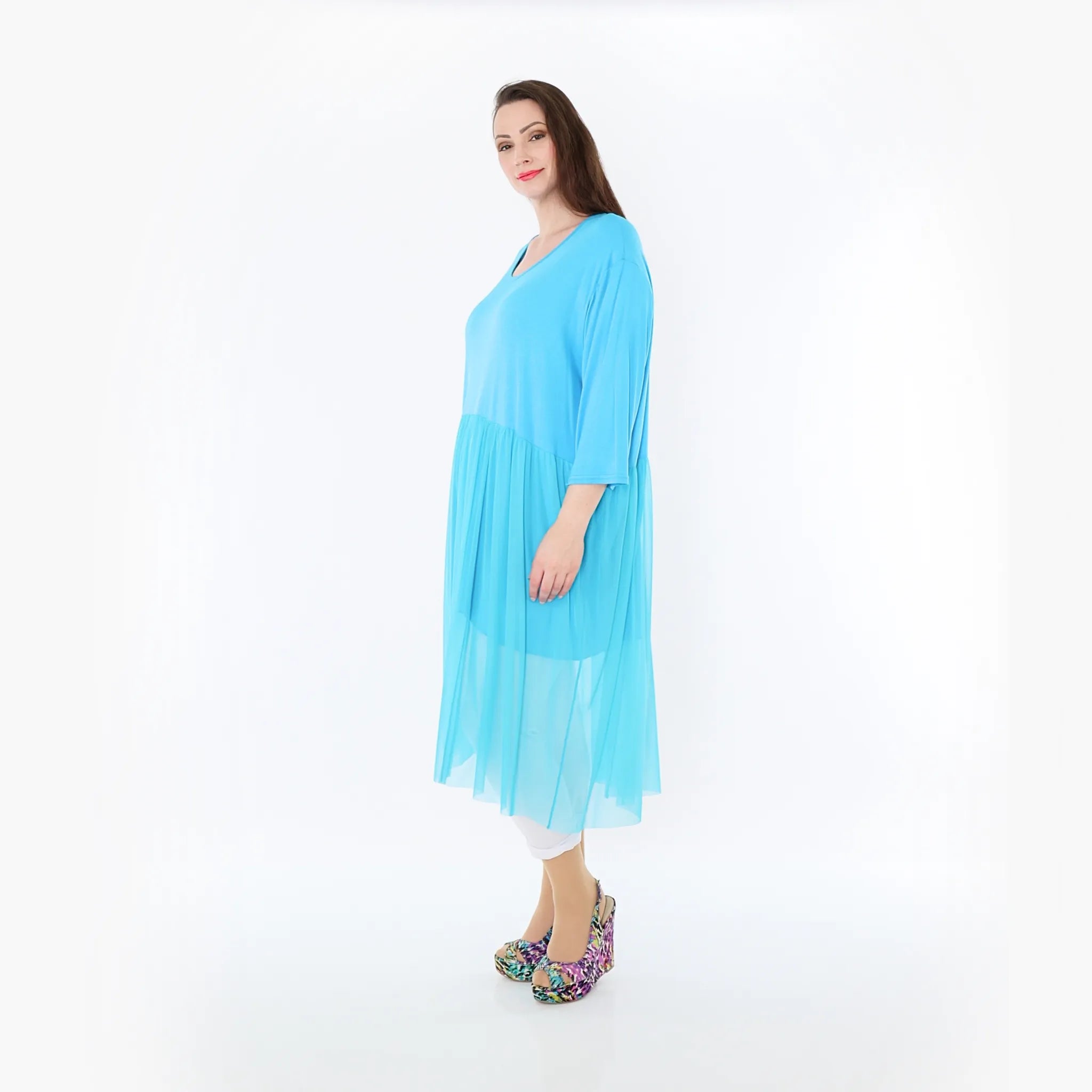 Robe AKH Fashion 7046, turquoise