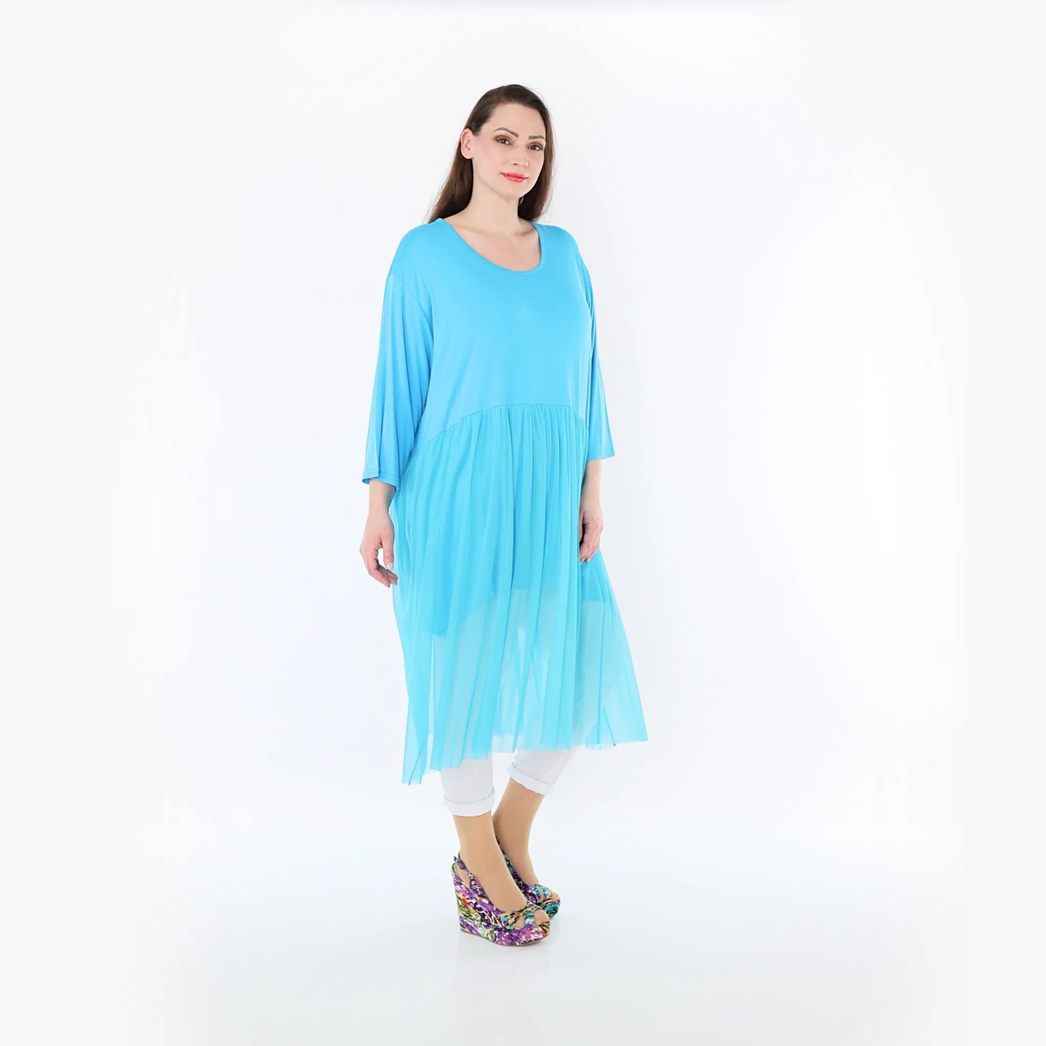 Robe AKH Fashion 7046, turquoise