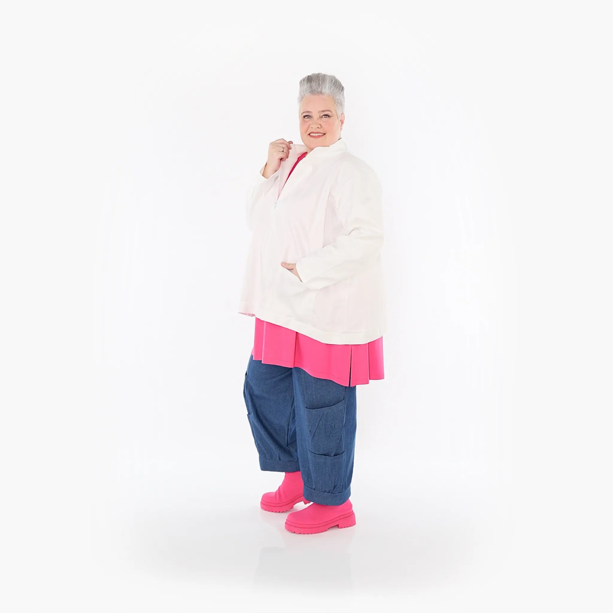 AKH Fashion Jacke 7017 Ashley, Weiß