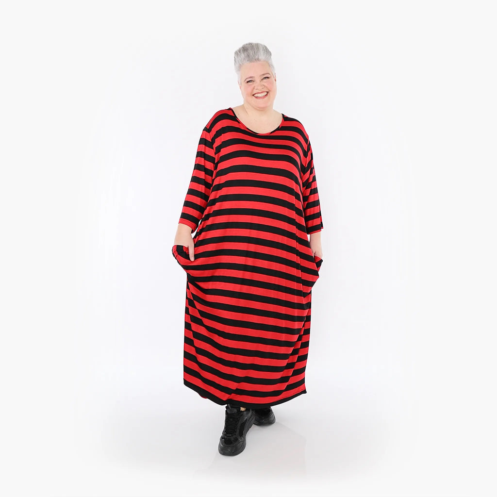 AKH Fashion Kleid 1926 Lorena, Rot/Schwarz