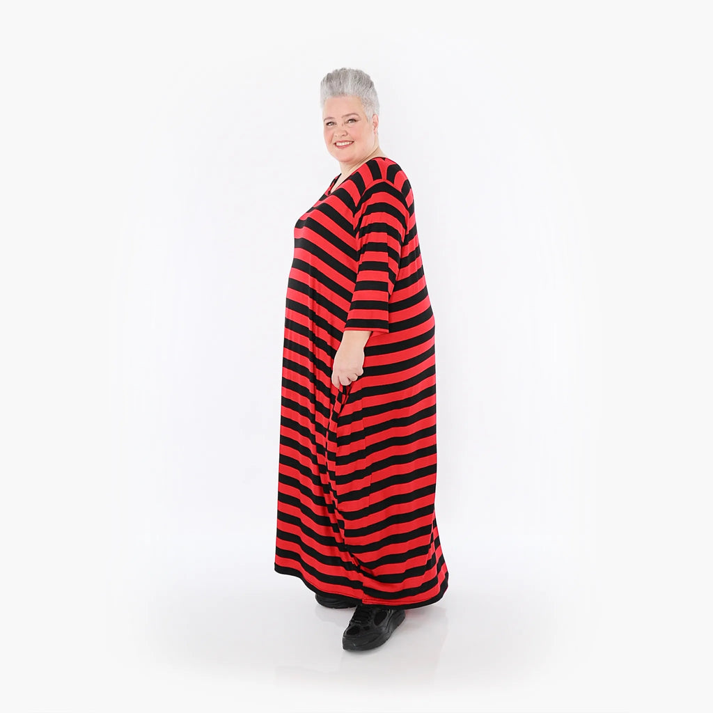 AKH Fashion Kleid 1926 Lorena, Rot/Schwarz