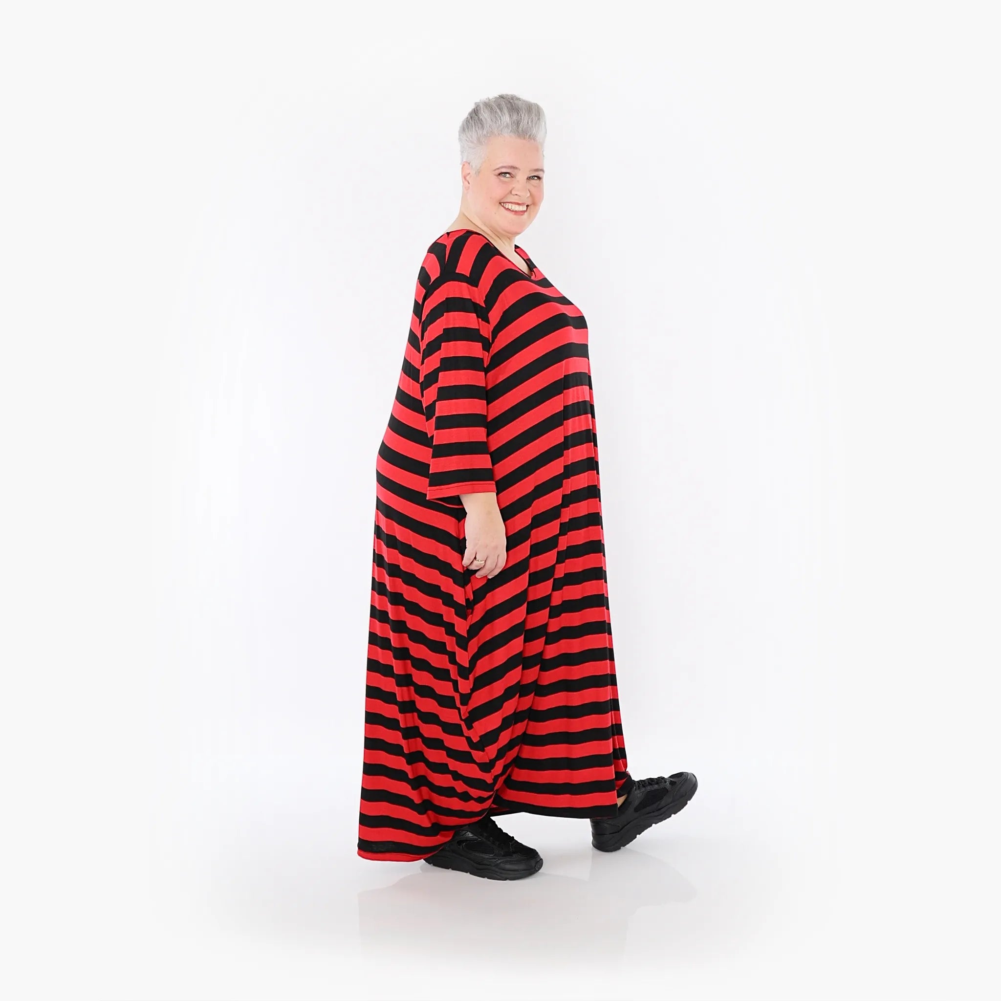 AKH Fashion Kleid 1926 Lorena, Rot/Schwarz