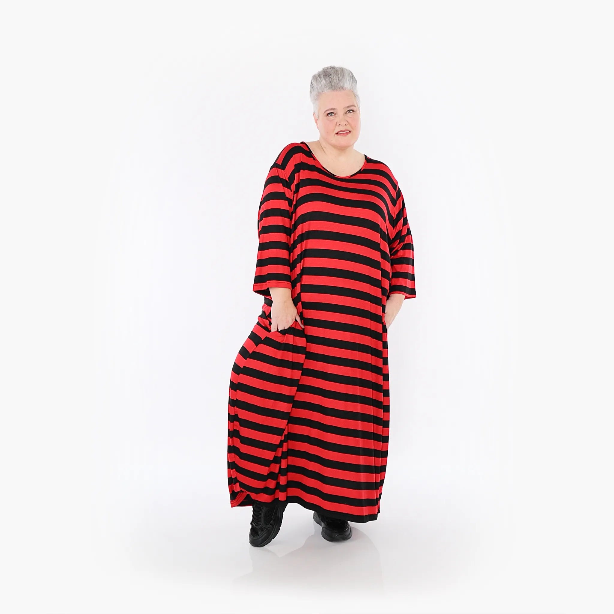 AKH Fashion Kleid 1926 Lorena, Rot/Schwarz