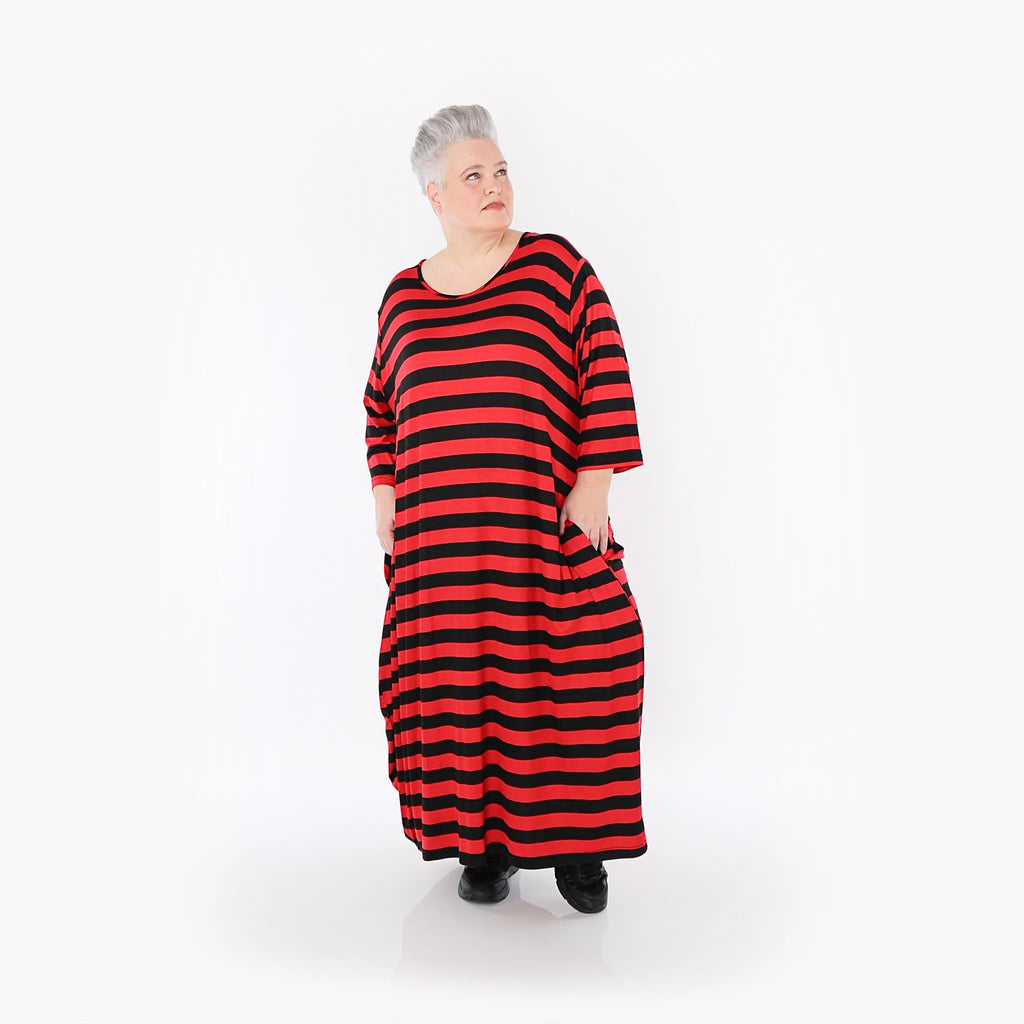 AKH Fashion Kleid 1926 Lorena, Rot/Schwarz