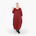 AKH Fashion Kleid 1926 Lorena, Rot/Schwarz