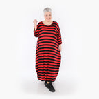 AKH Fashion Kleid 1926 Lorena, Rot/Schwarz