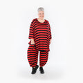 AKH Fashion Hose 8069 Lorena, Rot/Schwarz
