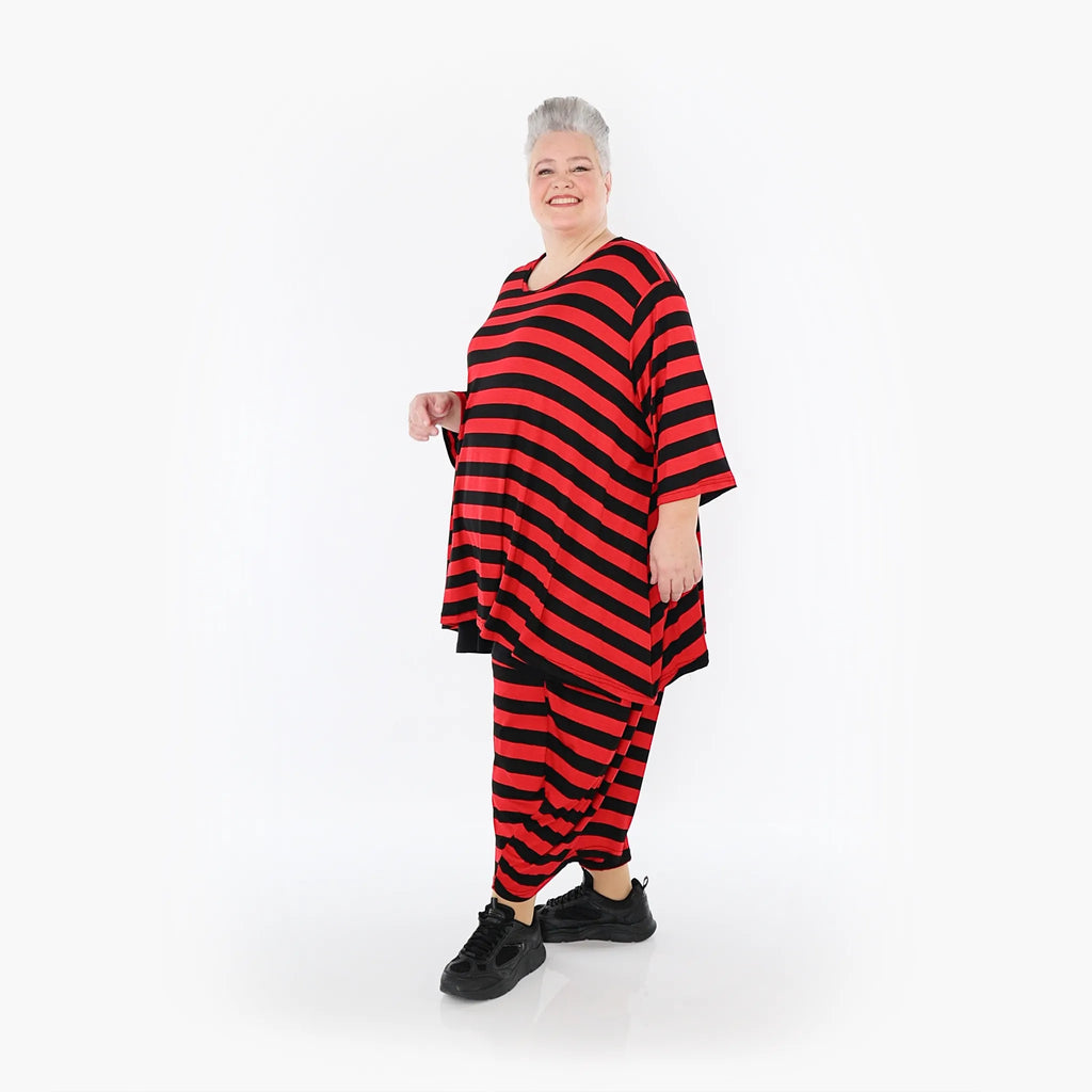 AKH Fashion Hose 8069 Lorena, Rot/Schwarz