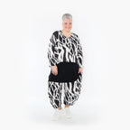 AKH Fashion Jacke 130 Adora, Schwarz/Weiß