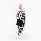 AKH Fashion Jacke 130 Adora, Schwarz/Weiß