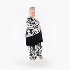 AKH Fashion Jacke 130 Adora, Schwarz/Weiß