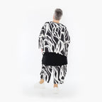 AKH Fashion 3018 Big Shirt, Black and White