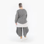 AKH Fashion Jacke 130 Carly, Grau/Weiß
