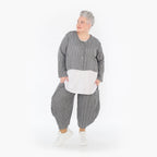 AKH Fashion Jacke 130 Carly, Grau/Weiß