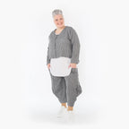 AKH Fashion Jacke 130 Carly, Grau/Weiß