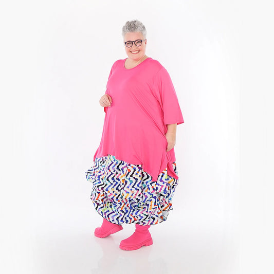 AKH Fashion 7559 Rock, Weiß-Multicolor