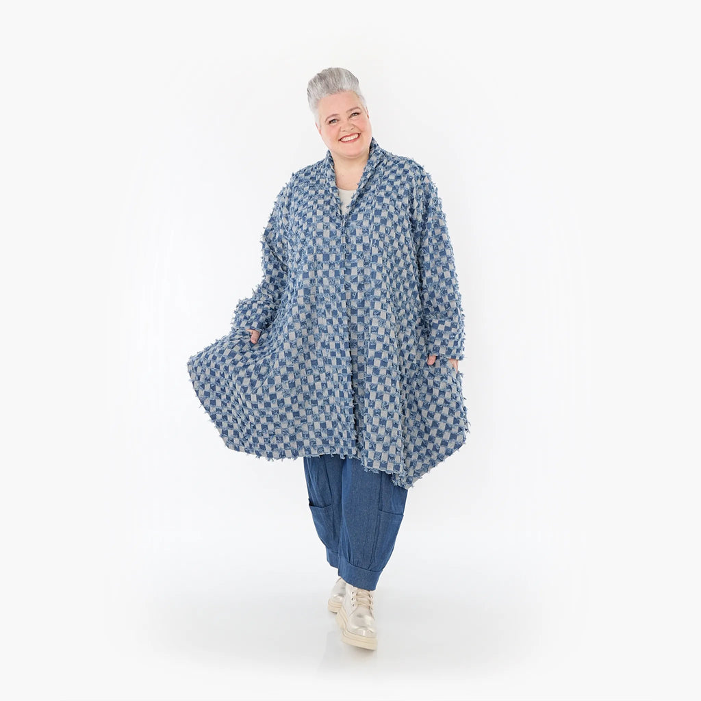 AKH Fashion 7040 Cardigan, denim blue-gray