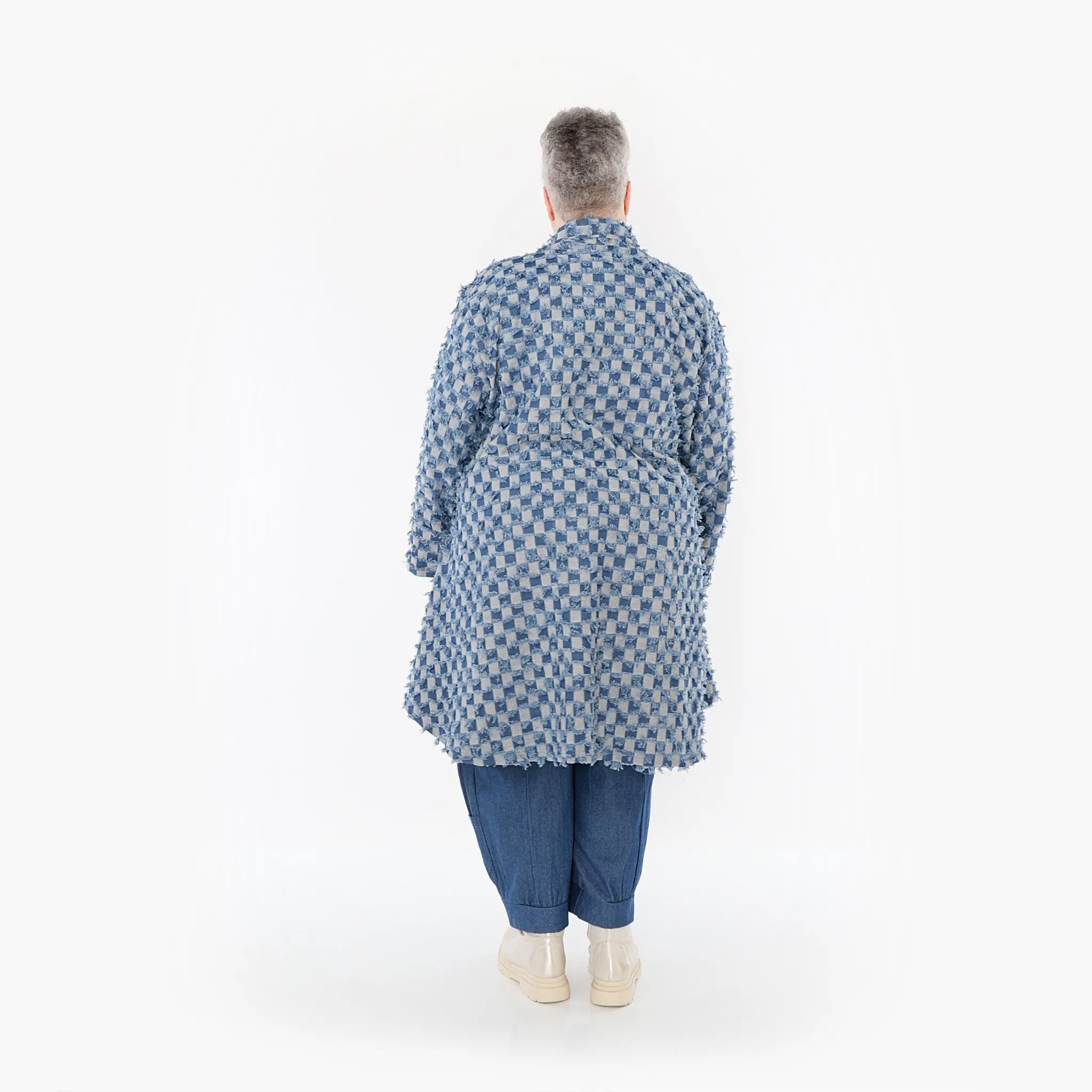 AKH Fashion 7040 Cardigan, denim blue-gray