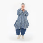AKH Fashion 7040 Cardigan, denim blue-gray