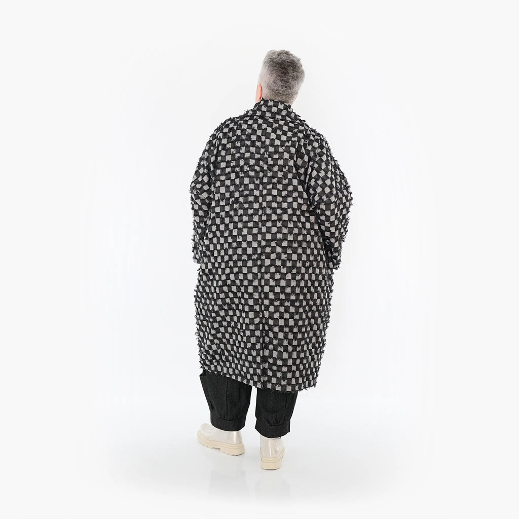 AKH Fashion Mantel 7041 PureRebel, Schwarz/Grau