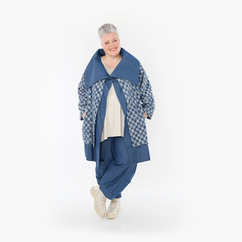 AKH Fashion Jacke 7053 PureRebel, Jeansblau/Grau
